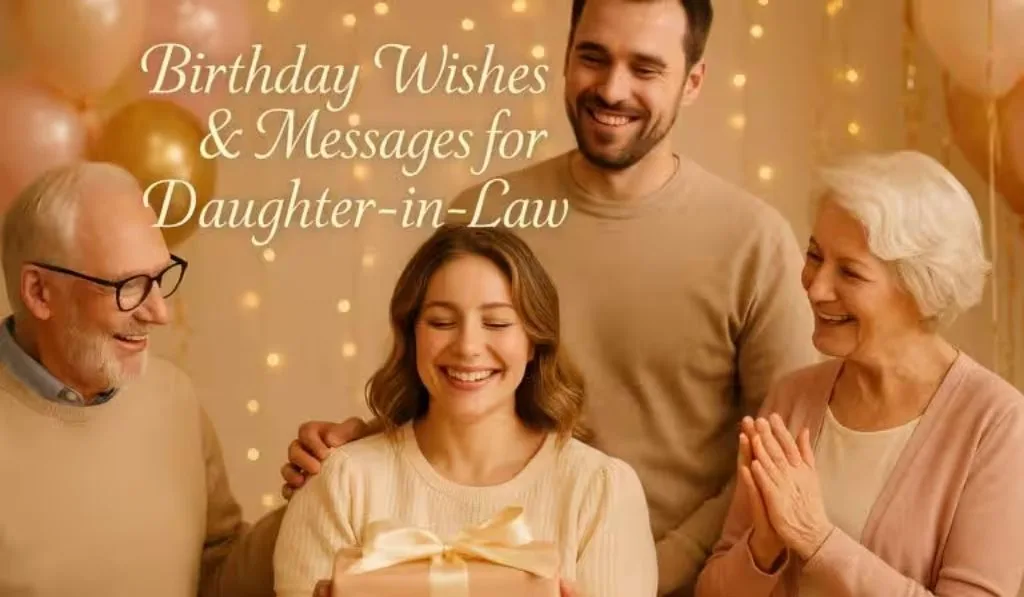 150+ Best Birthday Wishes for Daughter in Law (Heartfelt, Funny & Touching)