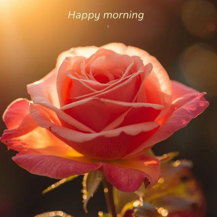 Good Morning Rose for Girlfriend