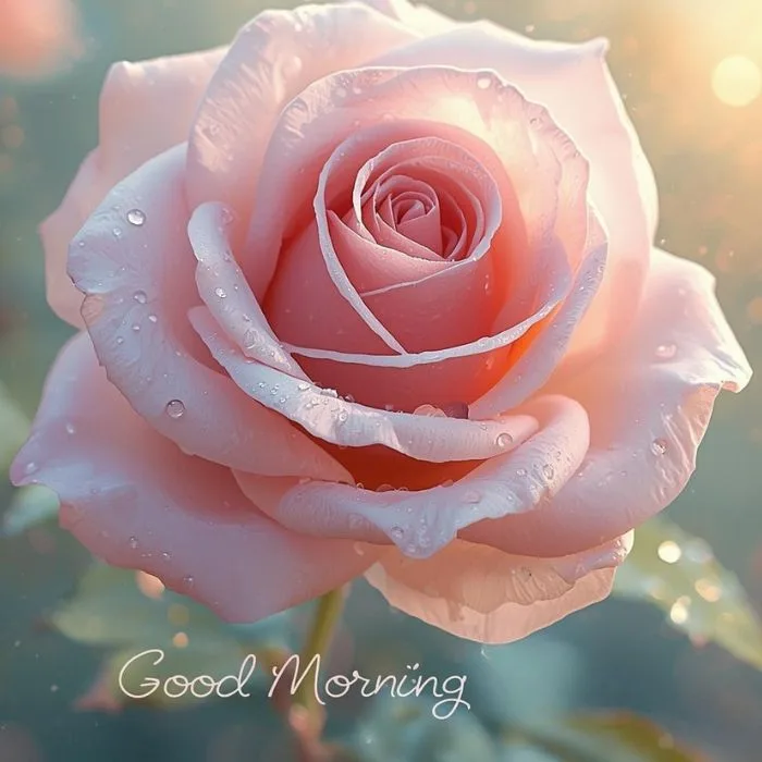 Romantic Good Morning Rose