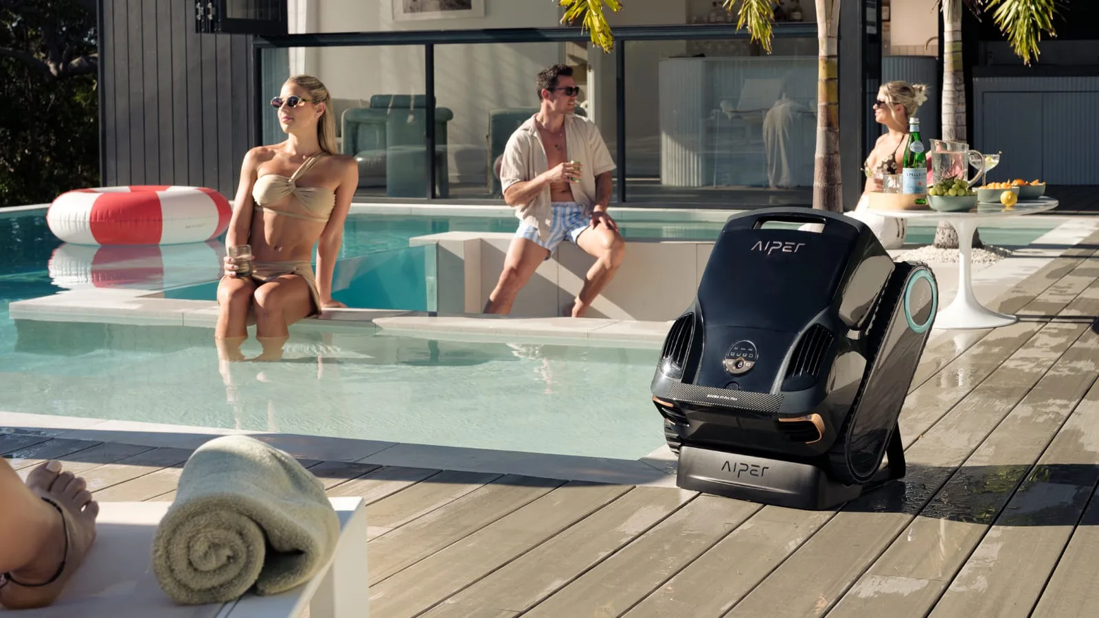 Smart Robotic Pool Cleaner