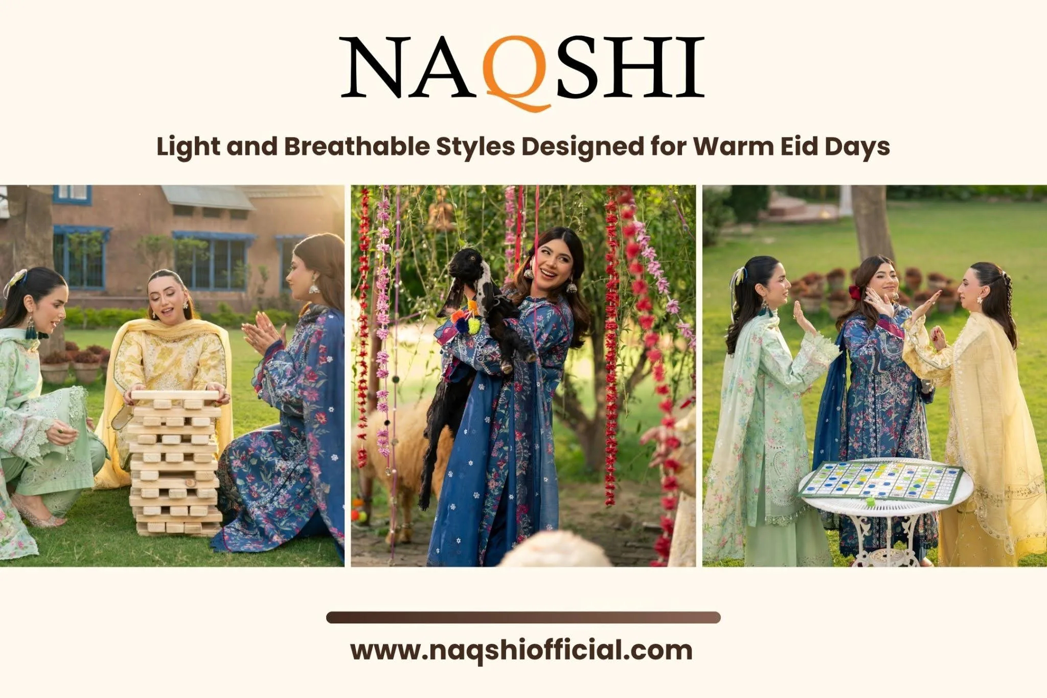 Light and Breathable Styles Designed for Warm Eid Days