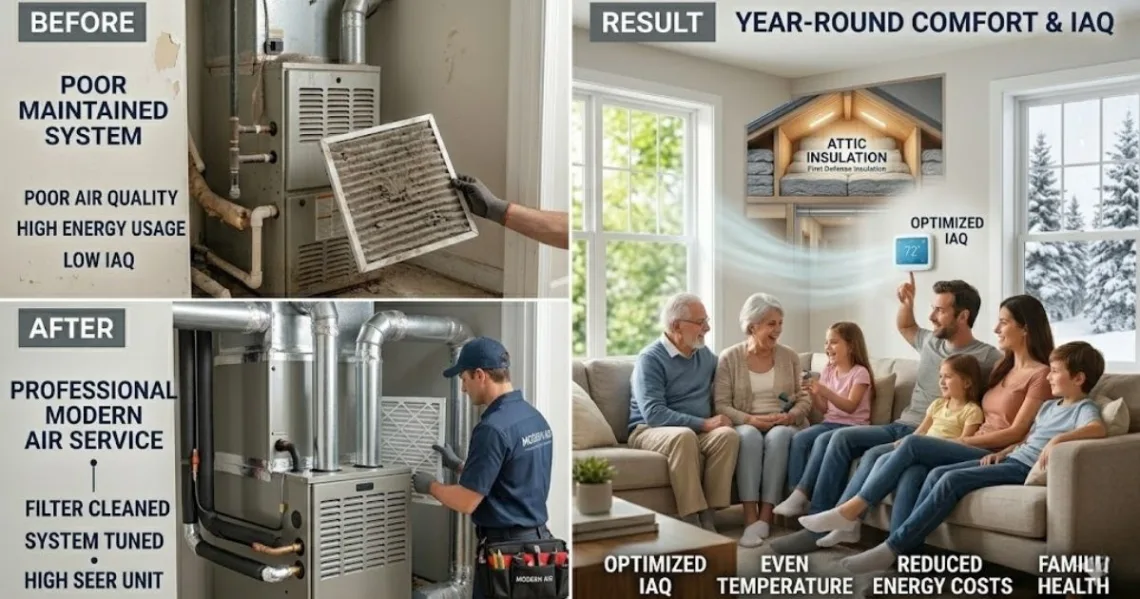 How Residential HVAC Services Can Improve Home Comfort Year-Round