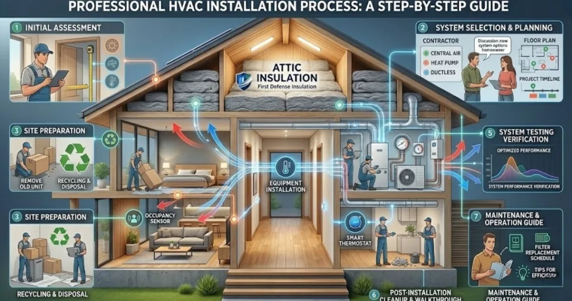 What to Expect During a Professional HVAC Installation from a Licensed Contractor